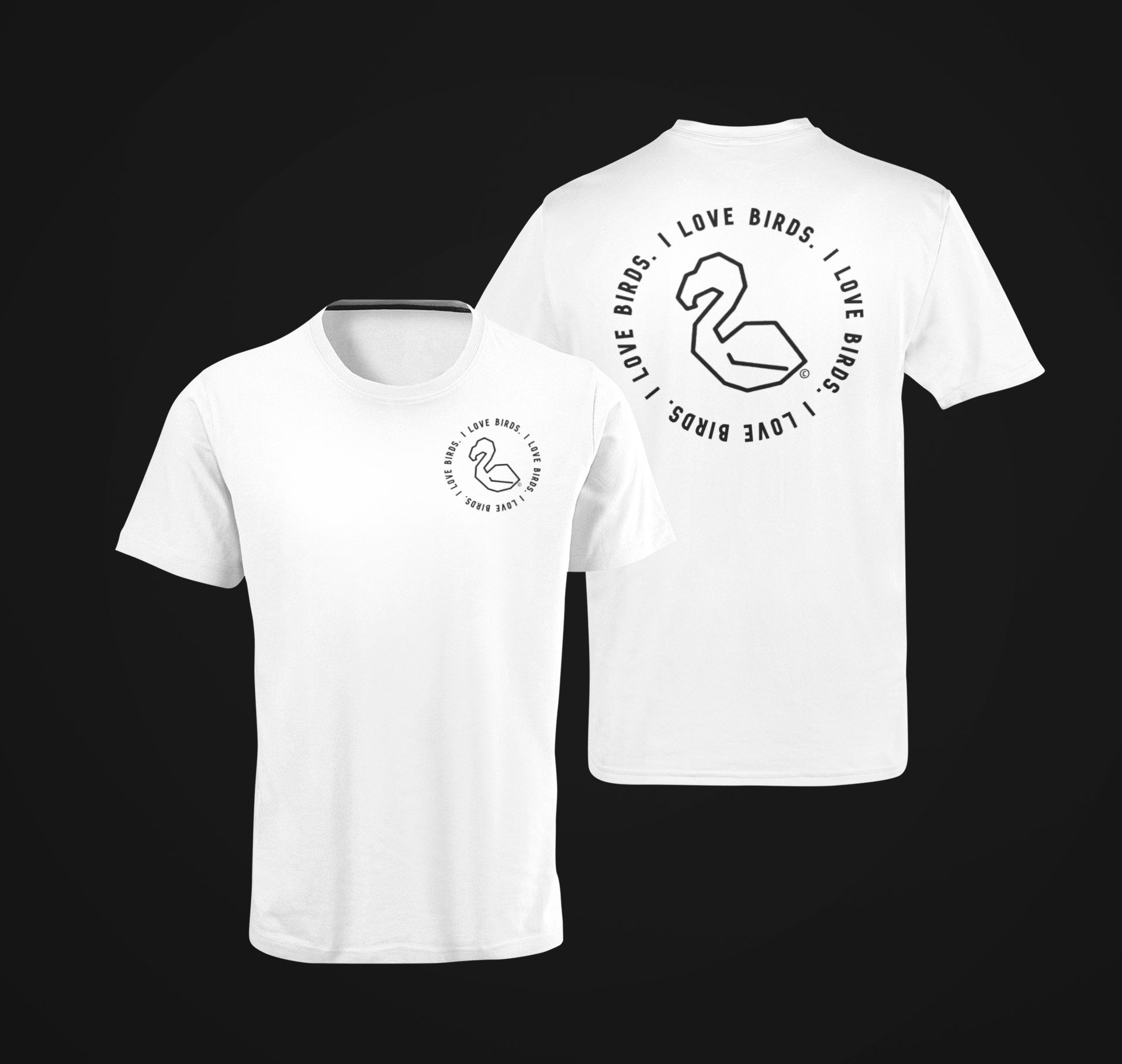 Unisex - Flamingo - Circle Text